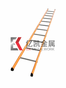 Materiale da costruzione Larghezza 410 mm Acciaio verniciato a polvere Palo diritto 61x30,5 mm Scala per ponteggi per edilizia